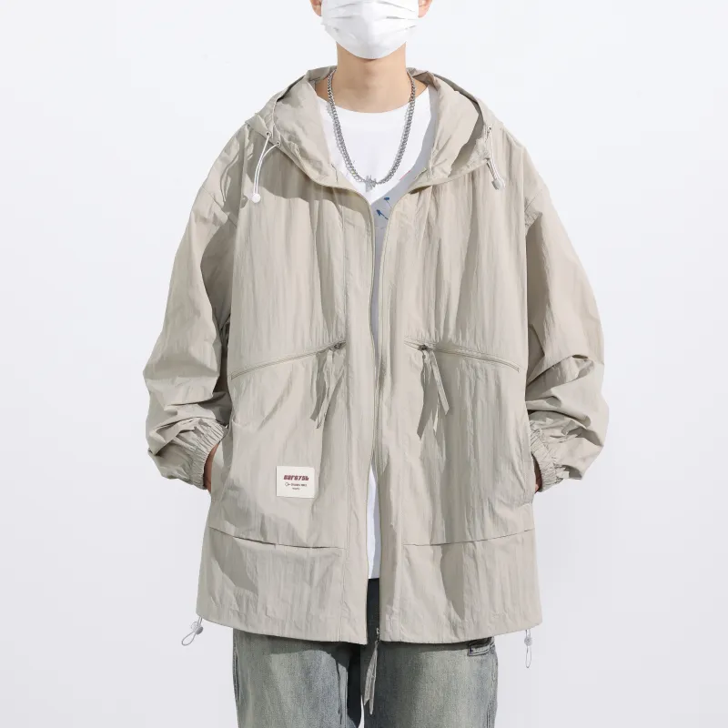 Yalu Jackets & Coats Unisex Navy Blue-10