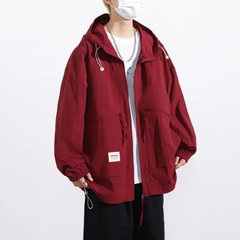 Yalu Jackets & Coats Unisex Navy Blue-15