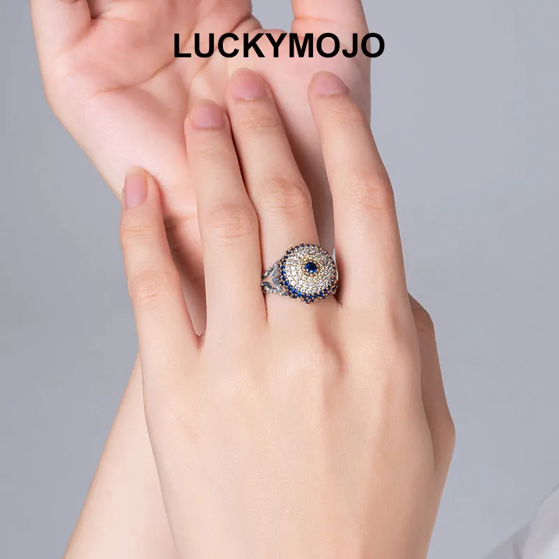LUCKYMOJO 925 Sterling Silver Rings Women's-1