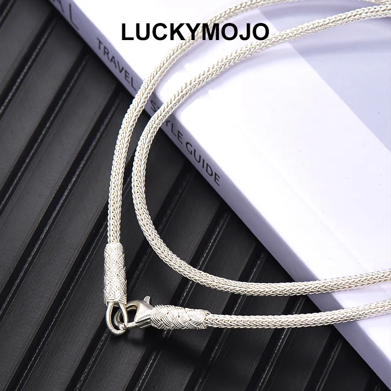 LUCKYMOJO Sterling Silver Necklaces Unisex-7