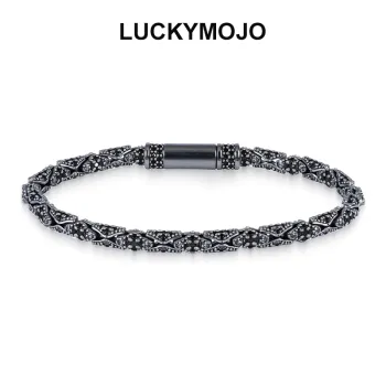 LUCKYMOJO S925 Silver Bracelets Unisex