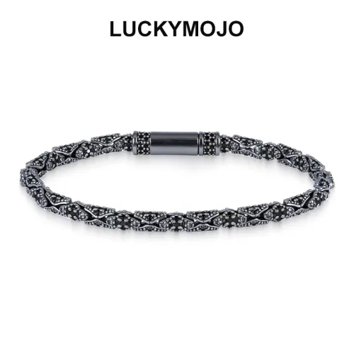 LUCKYMOJO S925 Silver Bracelets Unisex
