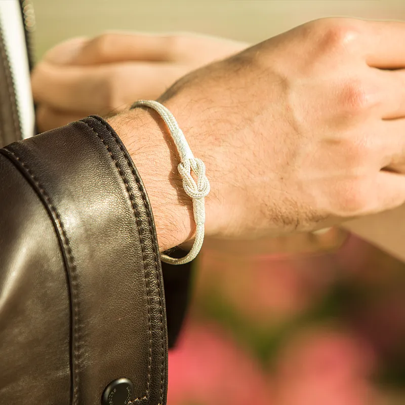 LUCKYMOJO S990 Sterling Silver Bracelets Unisex-3