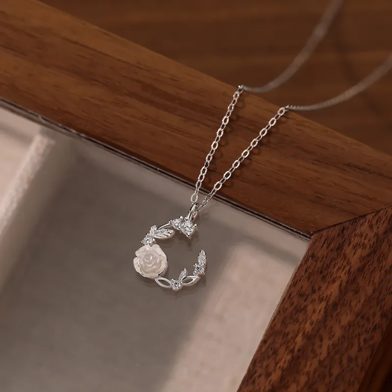 SINCE BEAUTY Sterling Silver Necklaces Women's Silver-2