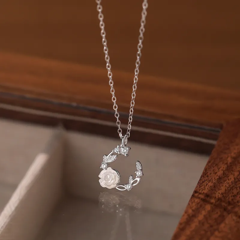 SINCE BEAUTY Sterling Silver Necklaces Women's Silver-1
