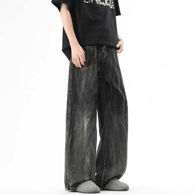 XAFB Jeans Unisex Stone Washed Gray-3