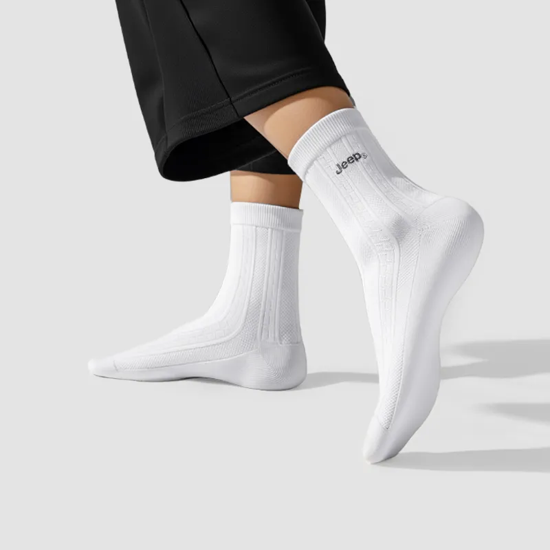 Jeep Mid-Calf Socks Men's 4 Pack-1