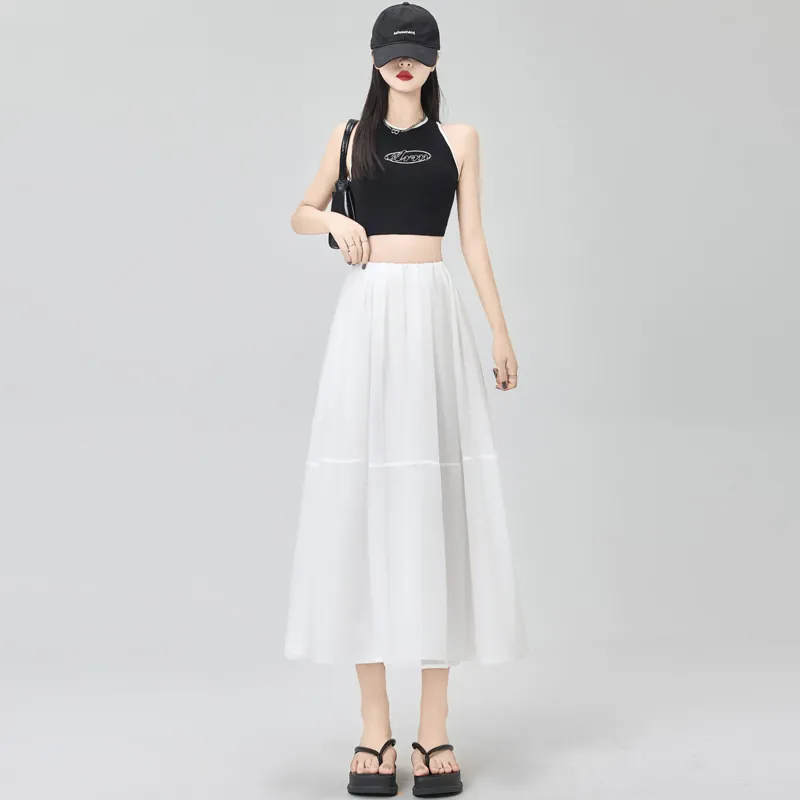 The Temptation Of The Muse Casual Long Skirt Women's-5