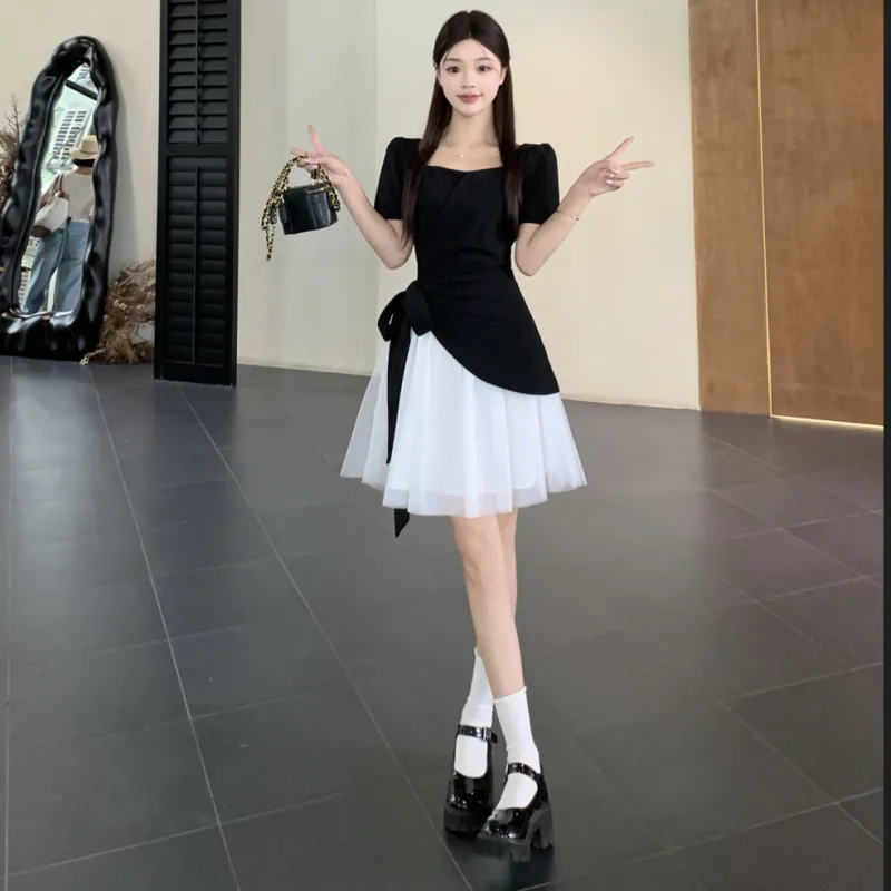 The Temptation Of The Muse Short Sleeved Dress Women's-2
