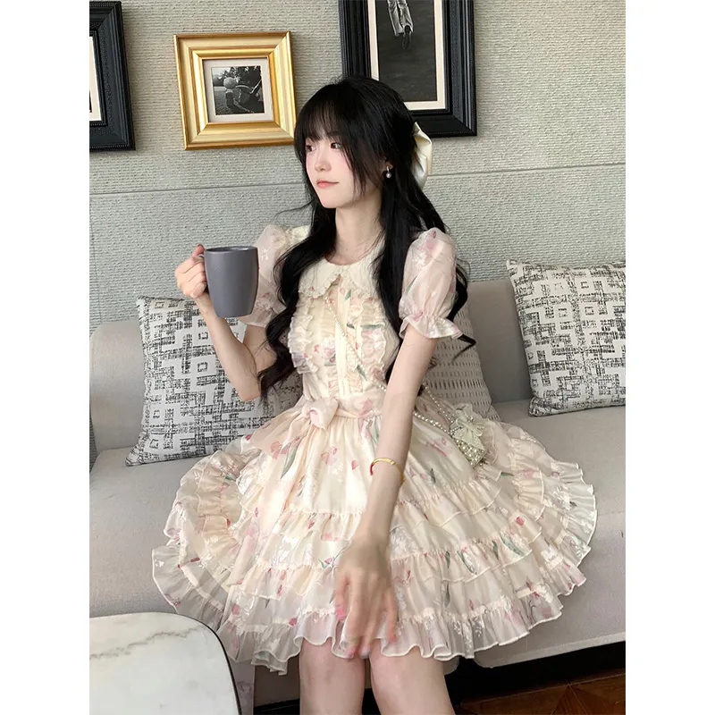 The Temptation Of The Muse Short Sleeved Dress Women's-5