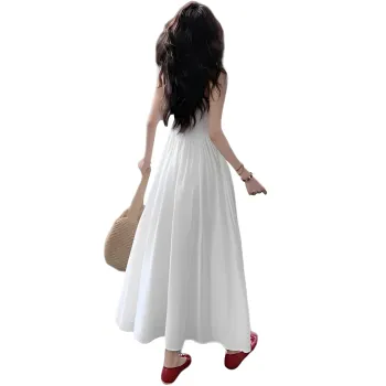The Temptation Of The Muse Slip Dresses Women's White
