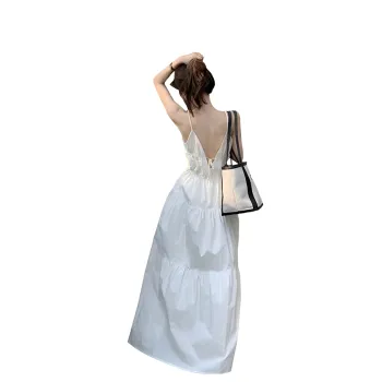 The Temptation Of The Muse Slip Dress Women's White