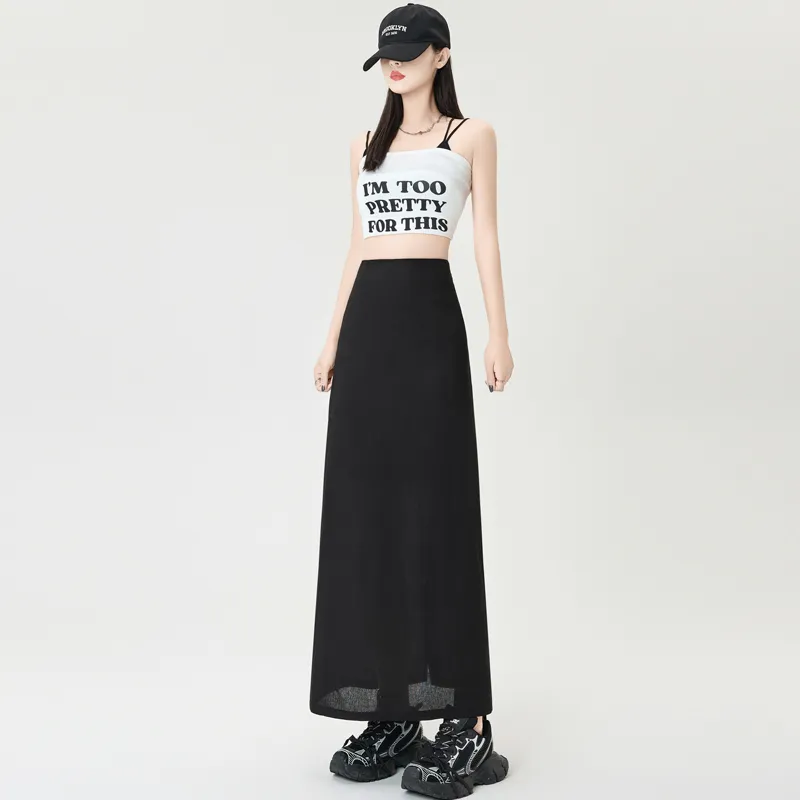 The Temptation Of The Muse Casual Long Skirt Women's-4