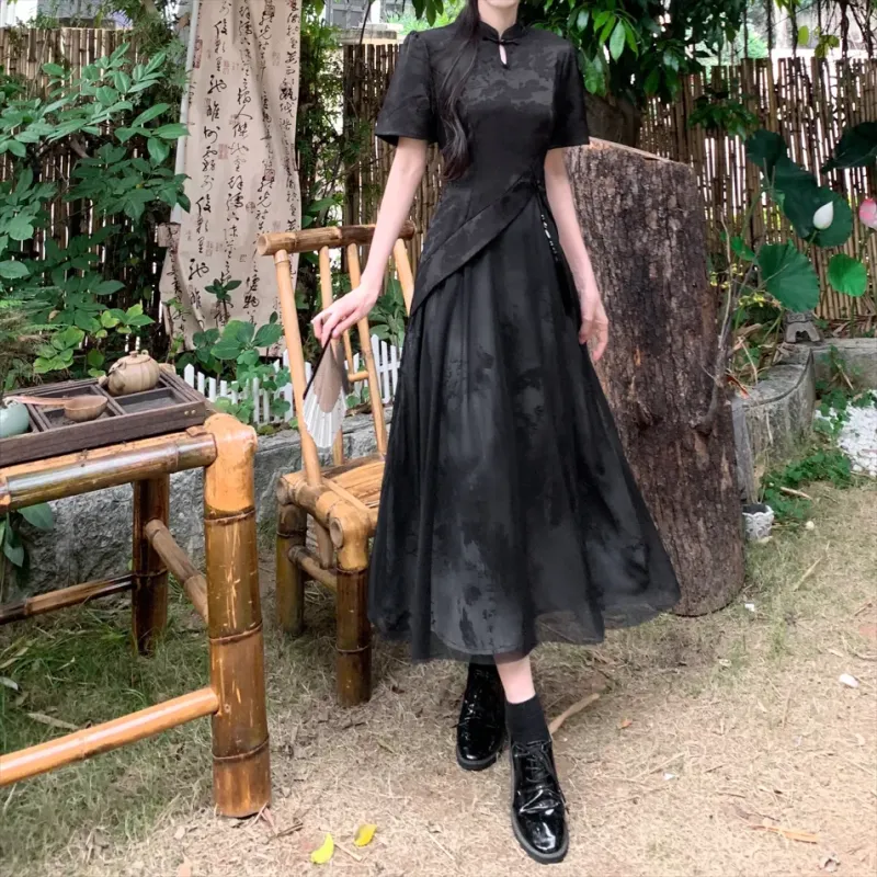 The Temptation Of The Muse Short Sleeved Dress Women's-5