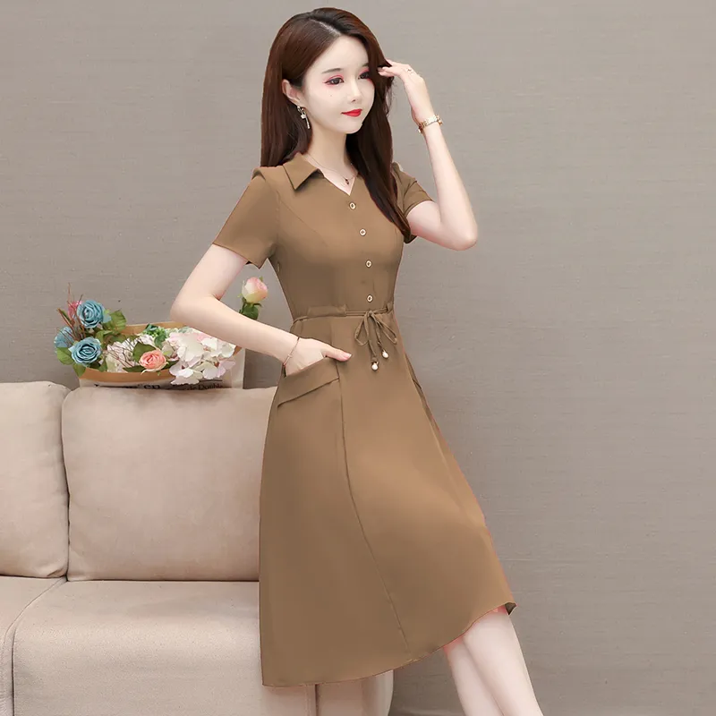 The Temptation Of The Muse Short Sleeved Dress Women's-7