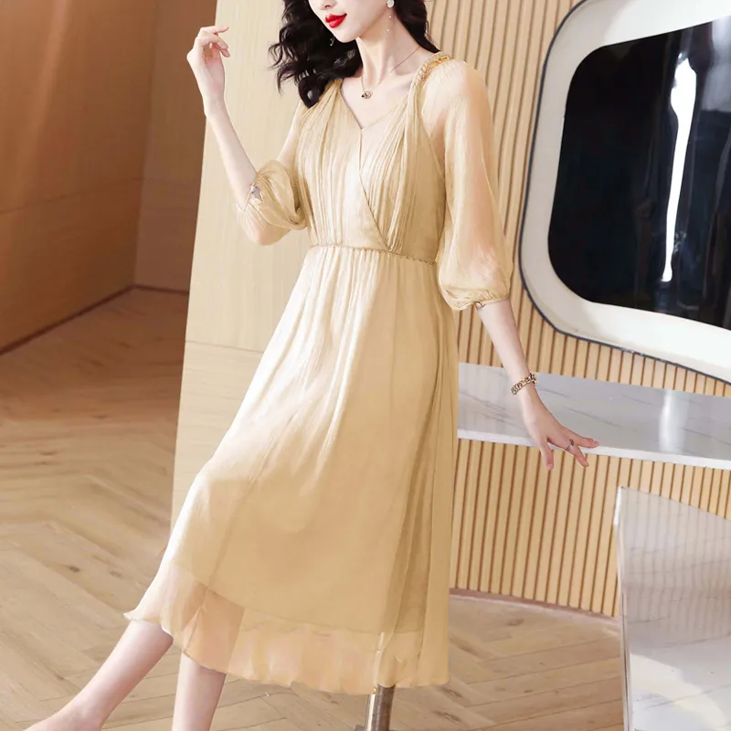The Temptation Of The Muse Short Sleeved Dress Women's-2