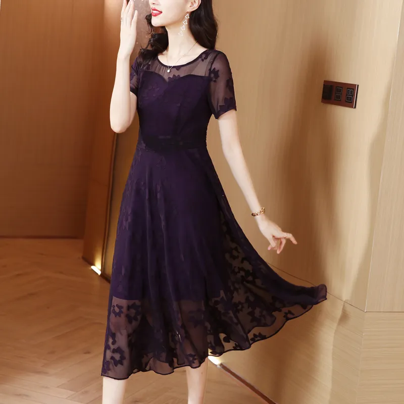 The Temptation Of The Muse Short Sleeved Dress Women's-3