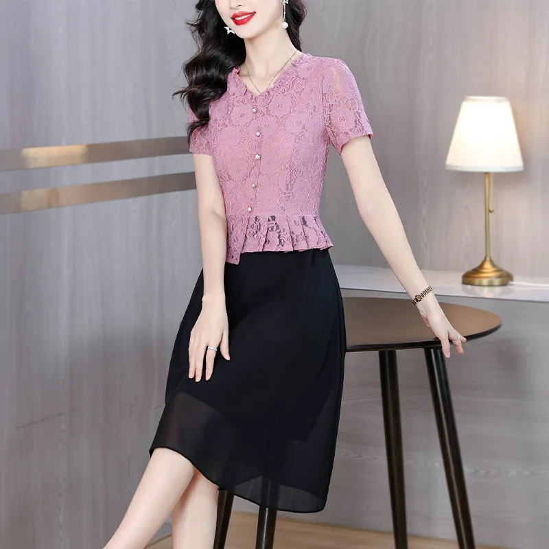 The Temptation Of The Muse Short Sleeved Dress Women's-4