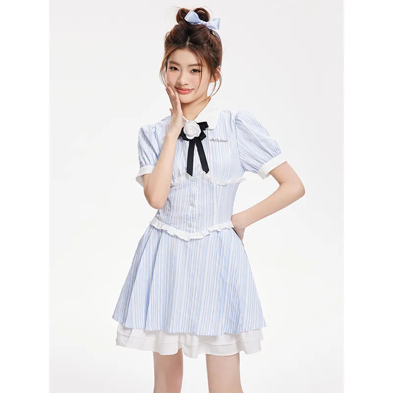 The Temptation Of The Muse Short Sleeved Dress Women's-3