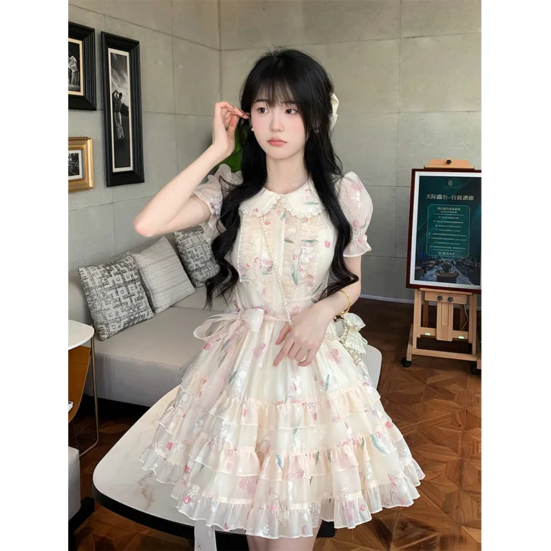 The Temptation Of The Muse Short Sleeved Dress Women's-3