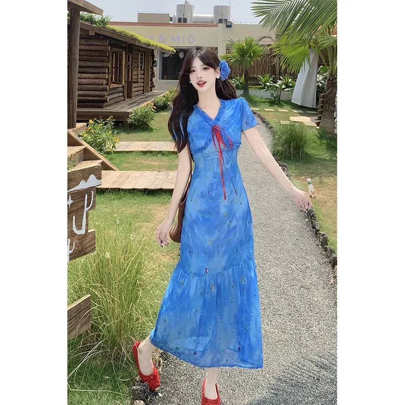 The Temptation Of The Muse Short Sleeved Dress Women's-4