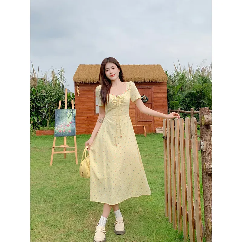 The Temptation Of The Muse Short Sleeved Dress Women's-5