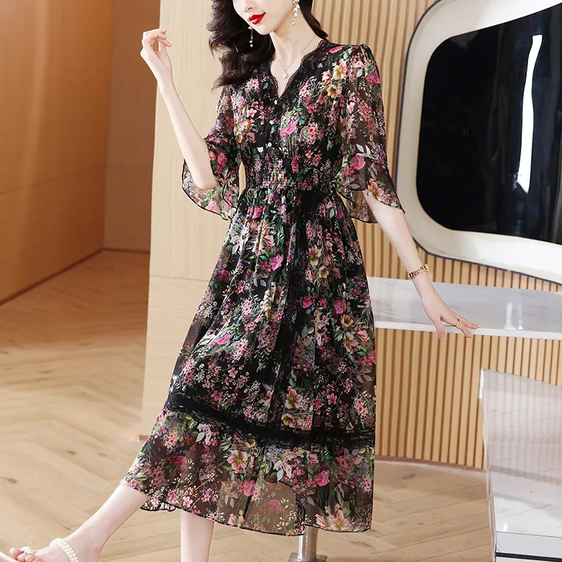 The Temptation Of The Muse Short Sleeved Dress Women's-5