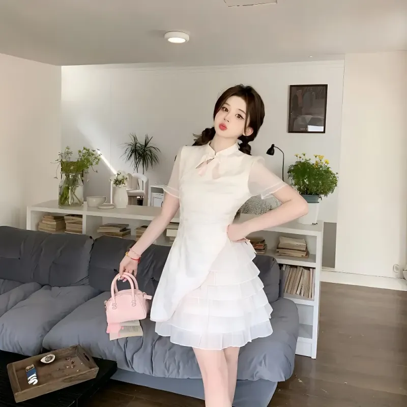 The Temptation Of The Muse Short Sleeved Dress Women's-2