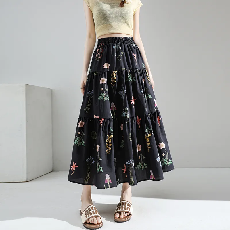 The Temptation Of The Muse Casual Long Skirt Women's-3