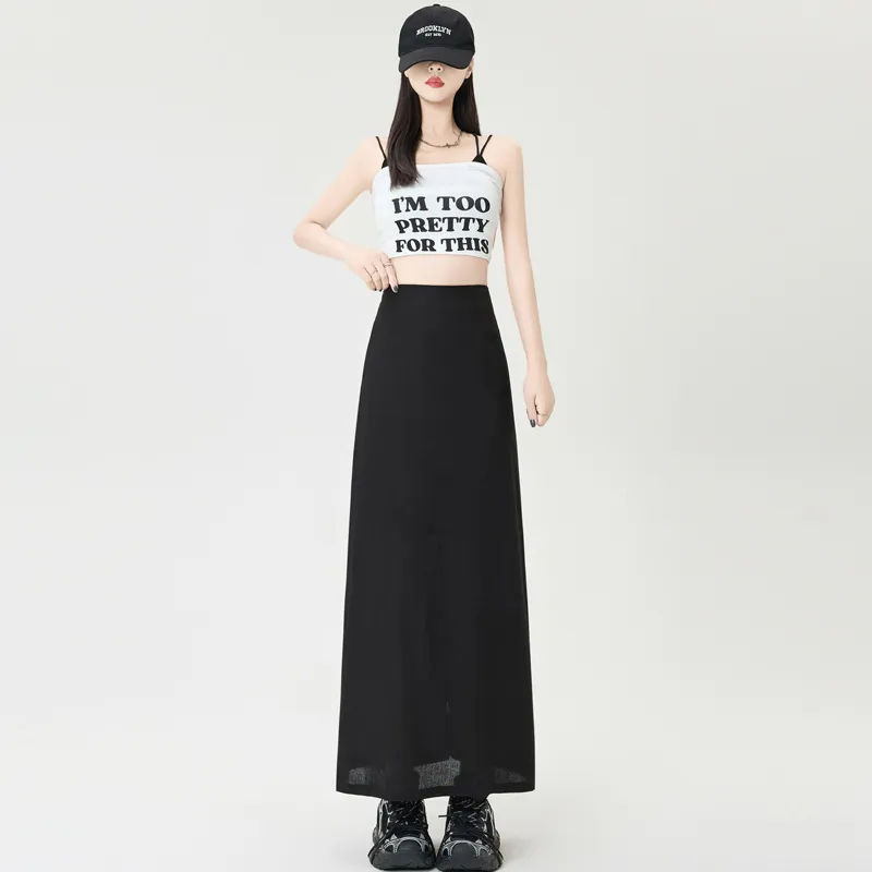 The Temptation Of The Muse Casual Long Skirt Women's-5