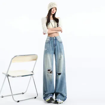 The Temptation Of The Muse Jeans Women's Blue