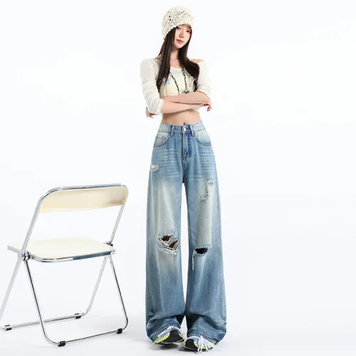 The Temptation Of The Muse Jeans Women's Blue