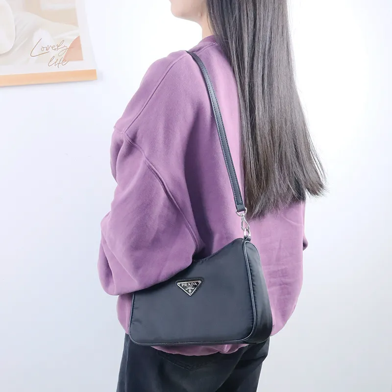 Cow Leather Bag Shoulder Strap Women's Black-5