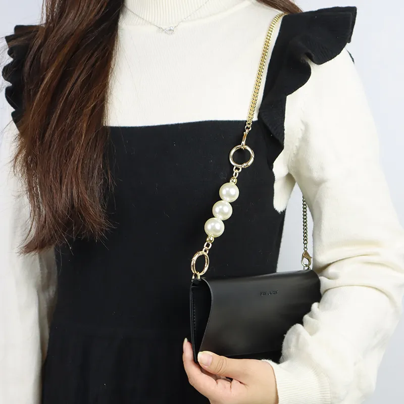Metal Accessories, Crossbody Bag, Shoulder Strap Bag, Strap Bag, Accessory Women's White-10