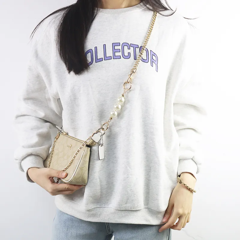 Metal Bag Chain Shoulder Strap Women's Antique Gold-10