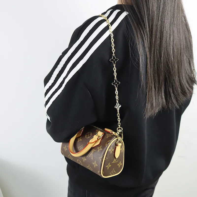 Steel Bag Shoulder Strap Women's Antique Gold-17