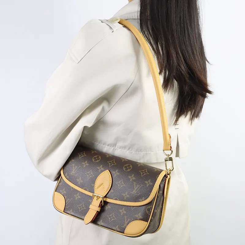 Cow Leather Bag Shoulder Strap Women's Beeswax Color-2