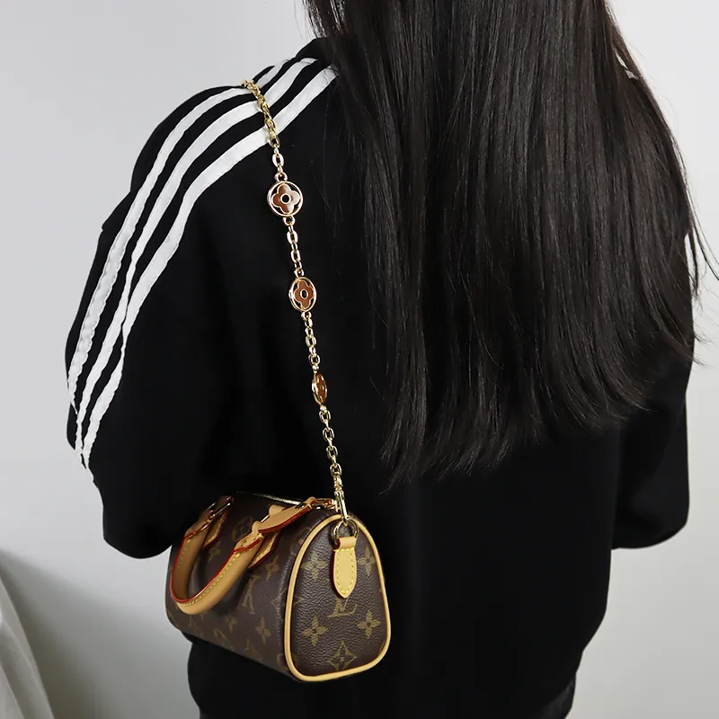 Steel Bag Shoulder Strap Women's Antique Gold-5