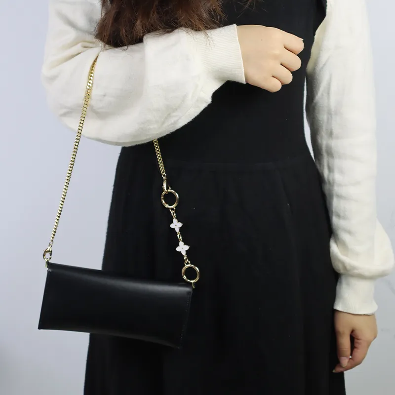 Metal Accessories, Crossbody Bag, Shoulder Strap Bag, Strap Bag, Accessory Women's White-13
