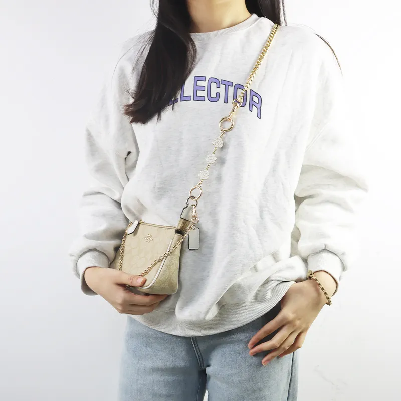 Metal Bag Chain Shoulder Strap Women's Antique Gold-6