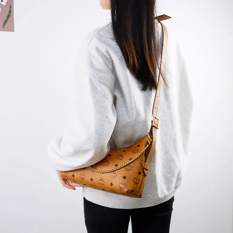 Metal Bag Chain Shoulder Strap Women's Gold-3