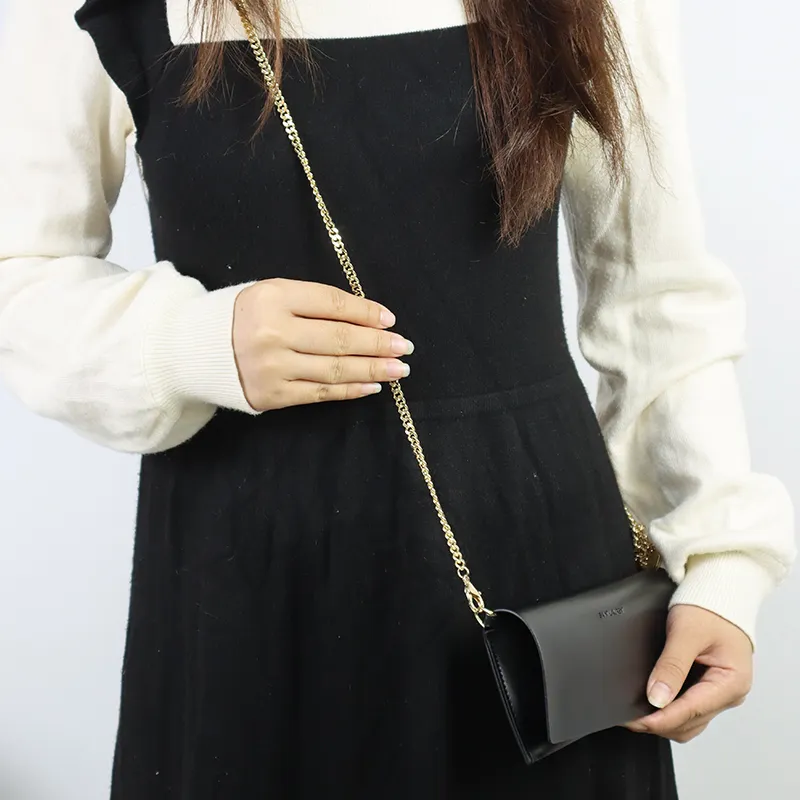 Metal Accessories, Crossbody Bag, Shoulder Strap Bag, Strap Bag, Accessory Women's White-3