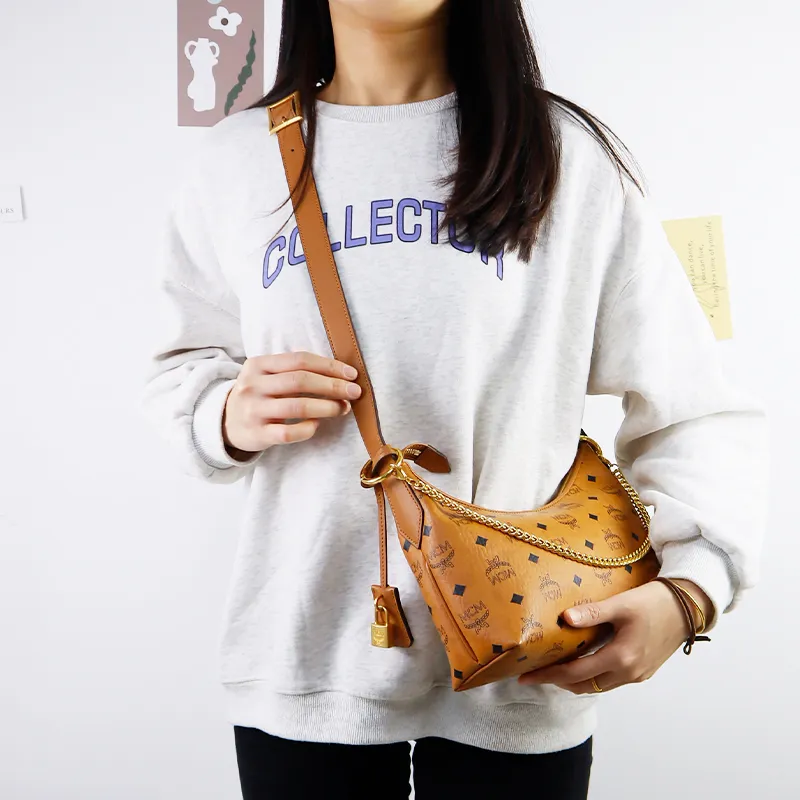 Metal Bag Chain Shoulder Strap Women's Gold-2