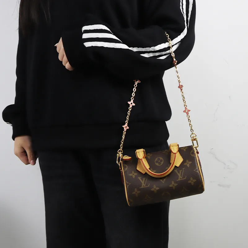 Steel Bag Shoulder Strap Women's Antique Gold-14