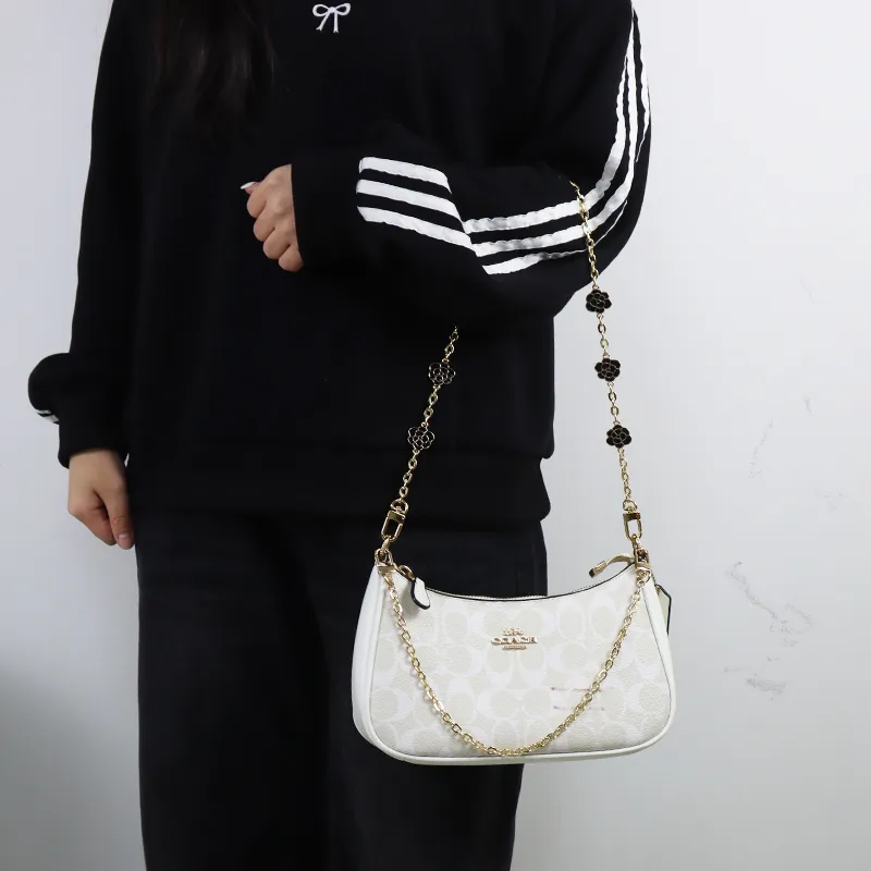 Metal Bag Shoulder Strap Women's Gold-18