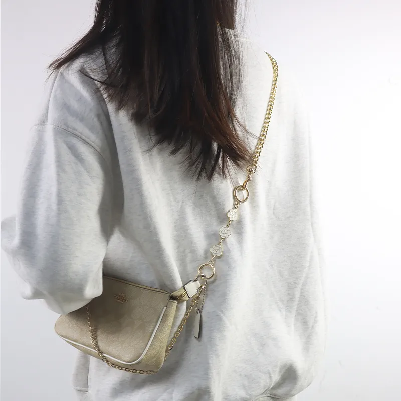 Metal Bag Chain Shoulder Strap Women's Antique Gold-7