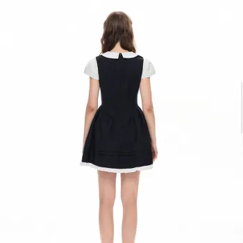SECFLY OFFICIAL Short Sleeved Dress Women's Black