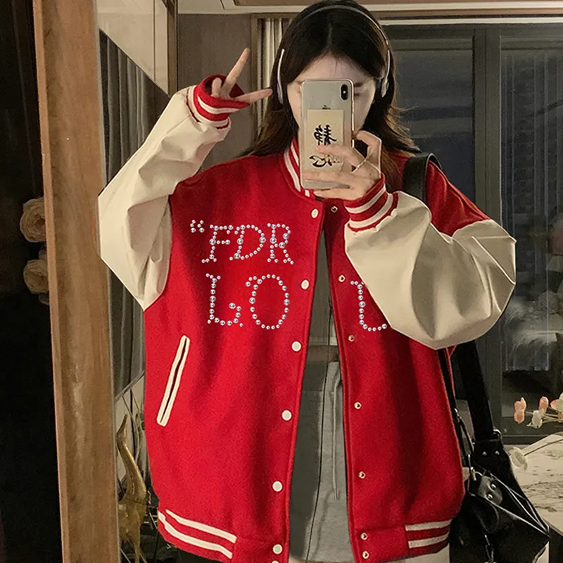 SECFLY OFFICIAL Baseball Jacket Women's-6
