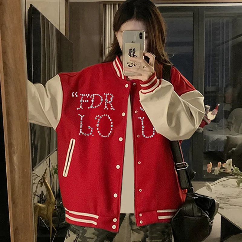 SECFLY OFFICIAL Baseball Jacket Women's-7