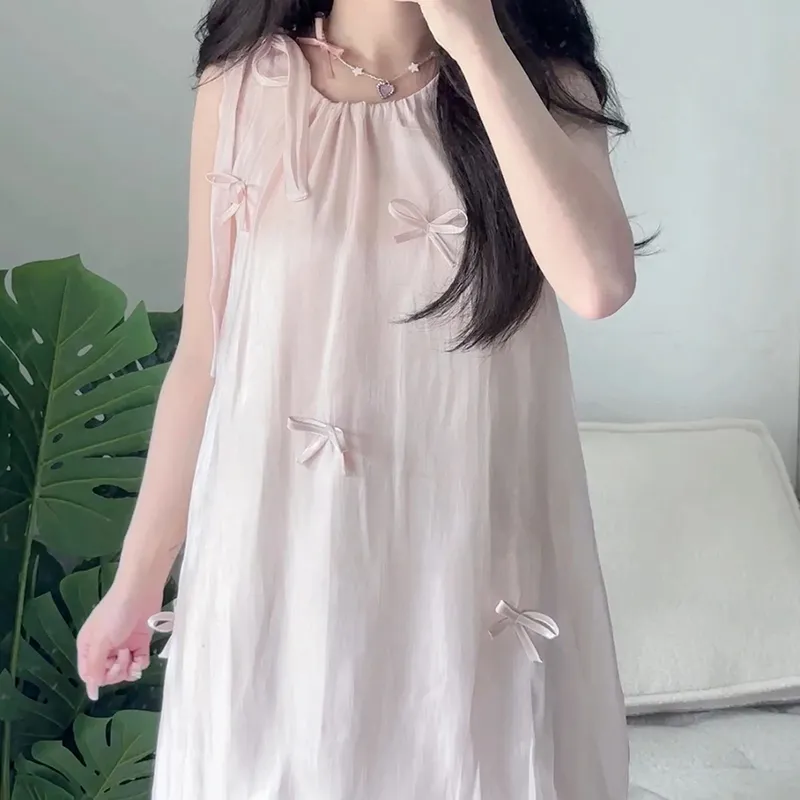 SECFLY OFFICIAL Sleeveless Dress Women's Pink-5